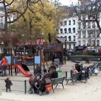 パリのモントロン公園
