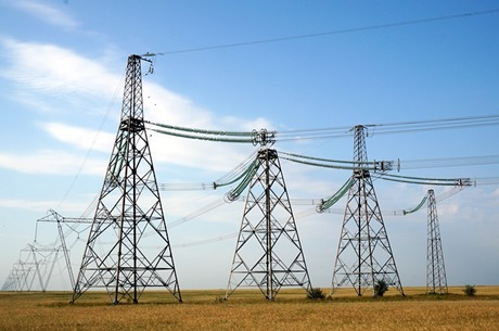 カザフスタンの電線