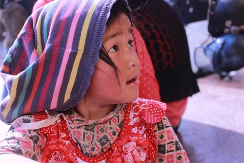 ネパールの女の子